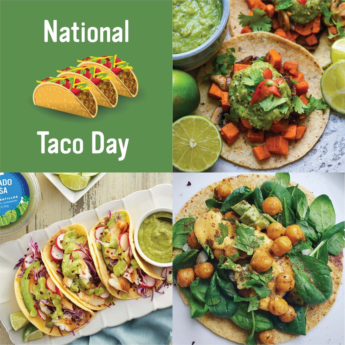 We're Celebrating National Taco Day (10/4)! Good Foods