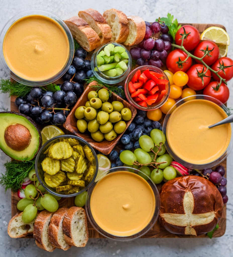Vegan Queso Board Good Foods