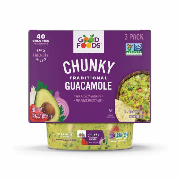 Chunky Guacamole 3 Pack Packaging