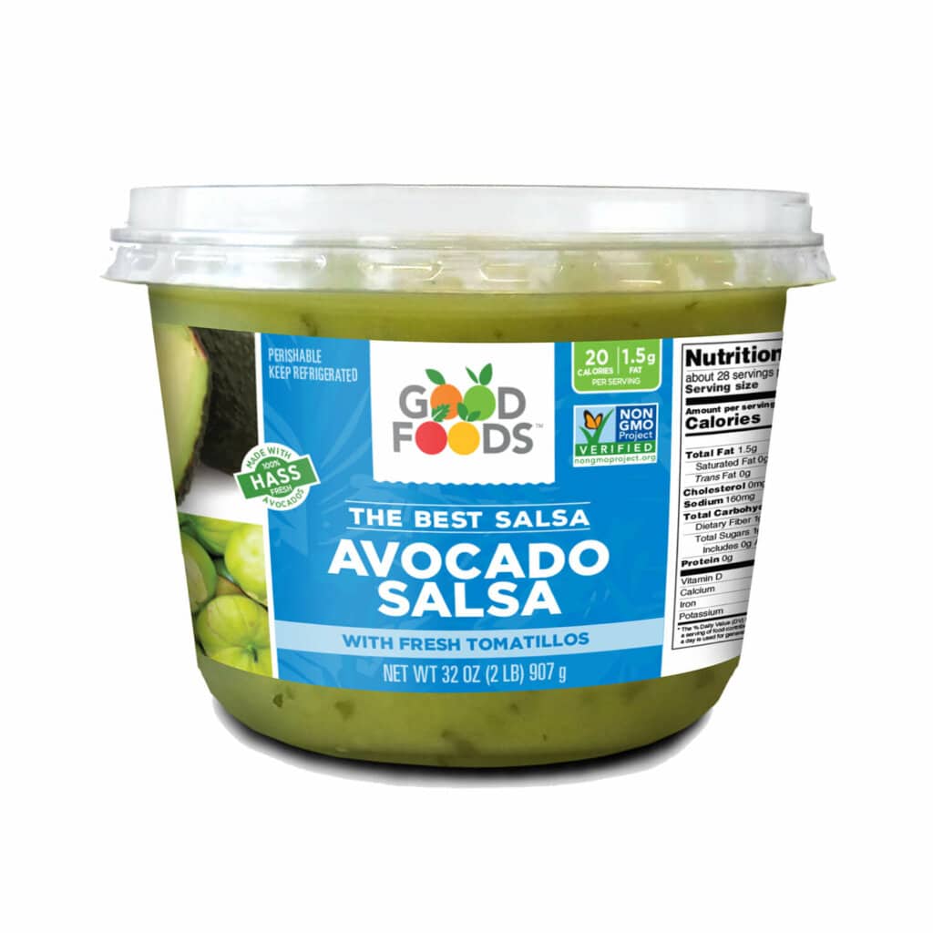 Avocado Salsa 32oz GlutenFree Salsa Good Foods