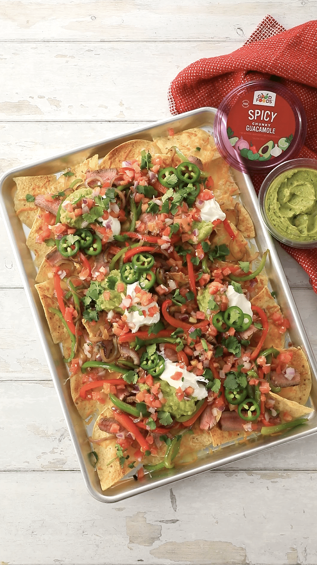 Steak Fajita Nachos Good Foods