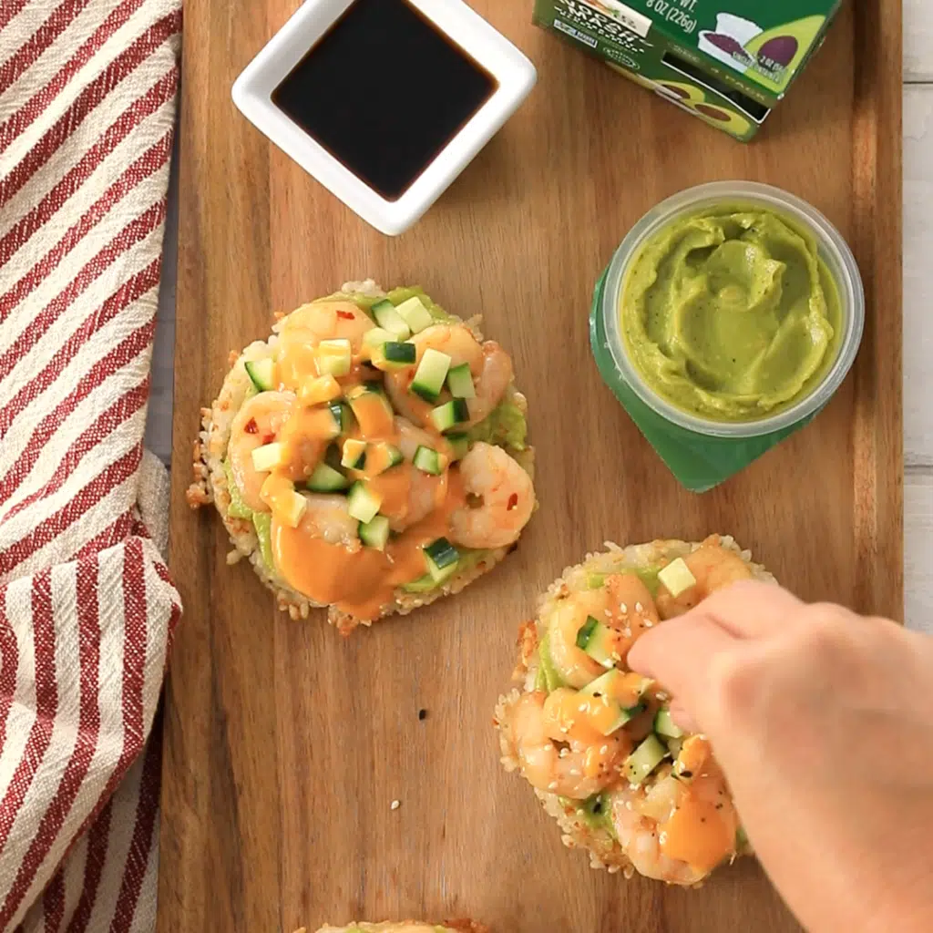 Sushi Rice Waffle