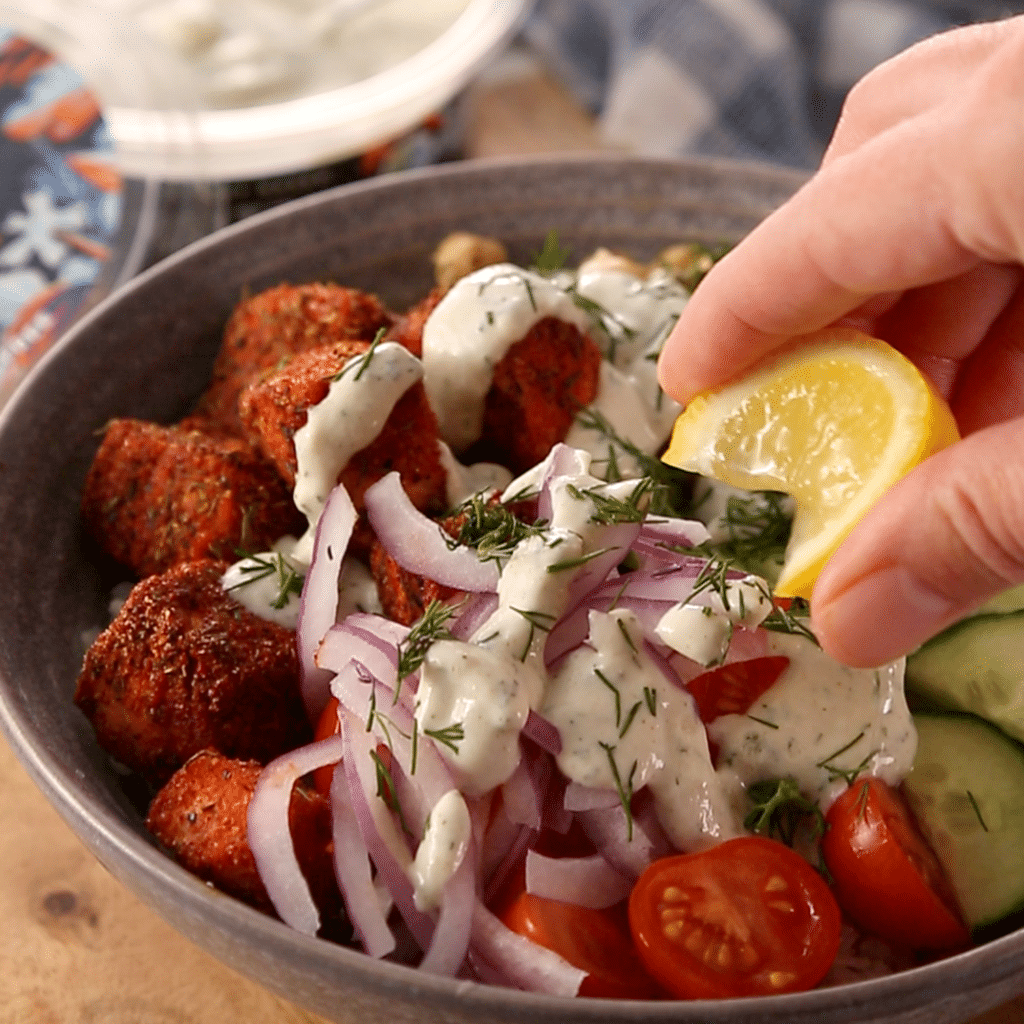 Greek Salmon Bowl
