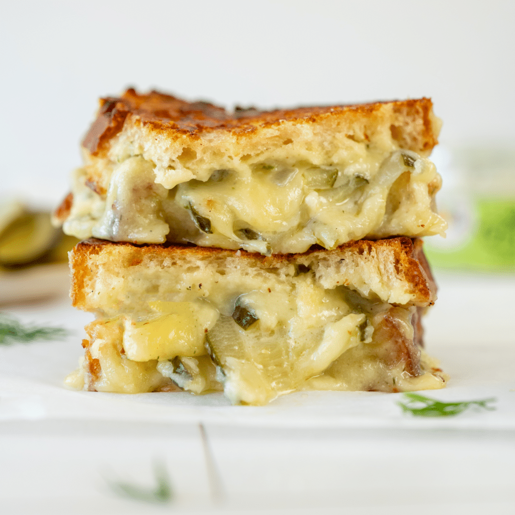 Dill Pickle Grilled Cheese