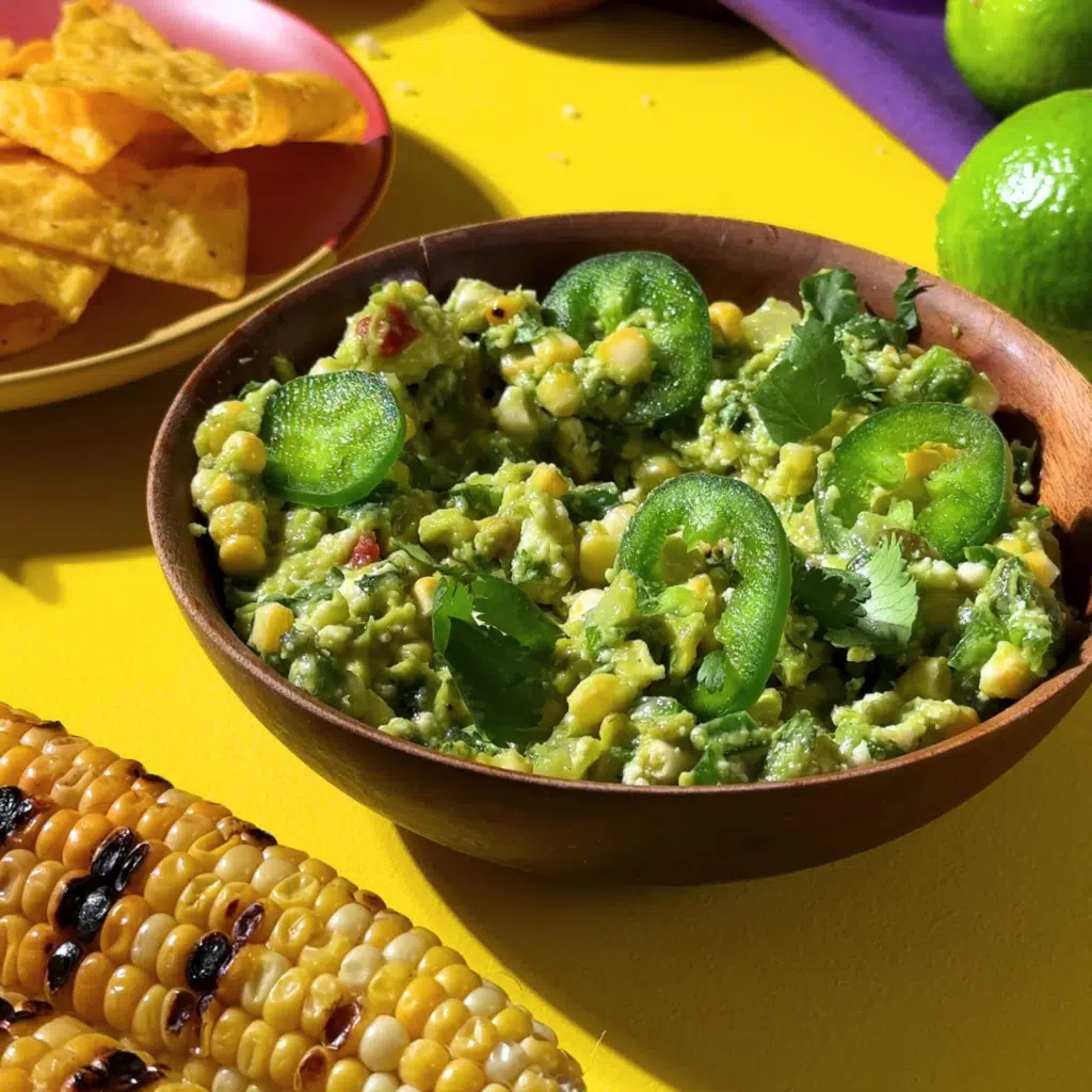 Easy Elote Guacamole