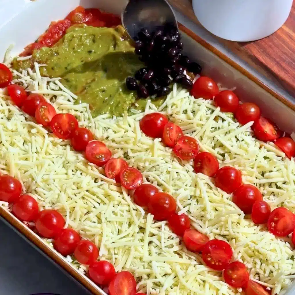 Red, White and Blue Flag Dip