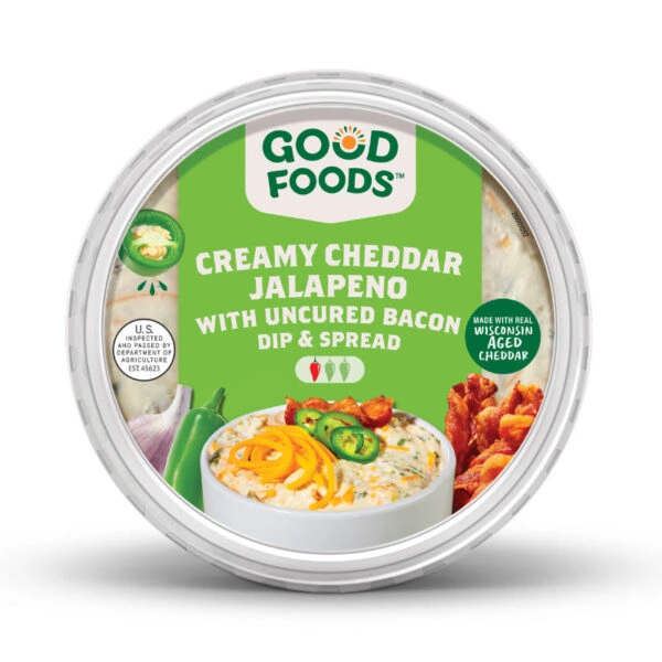 Creamy Cheddar Jalapeno With Uncured Bacon Spread