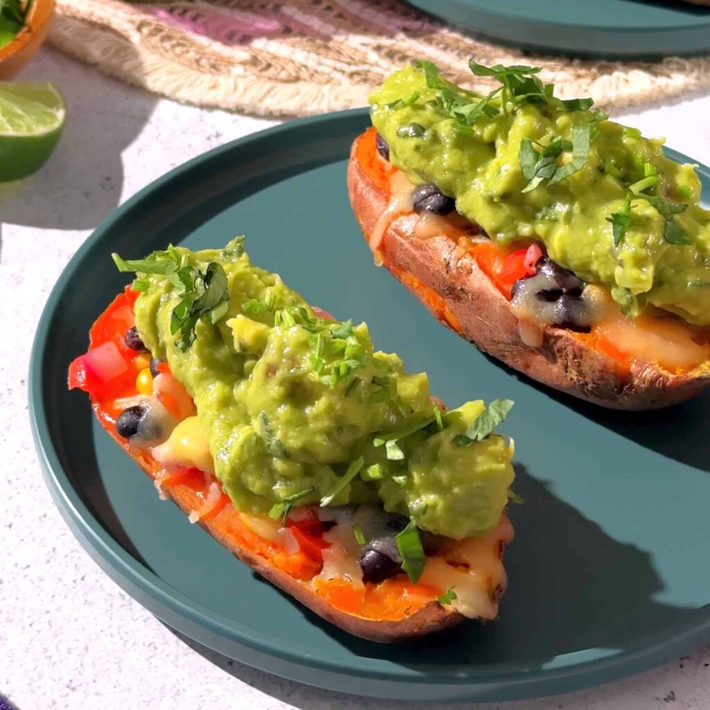 Enchilada Stuffed Sweet Potatoes