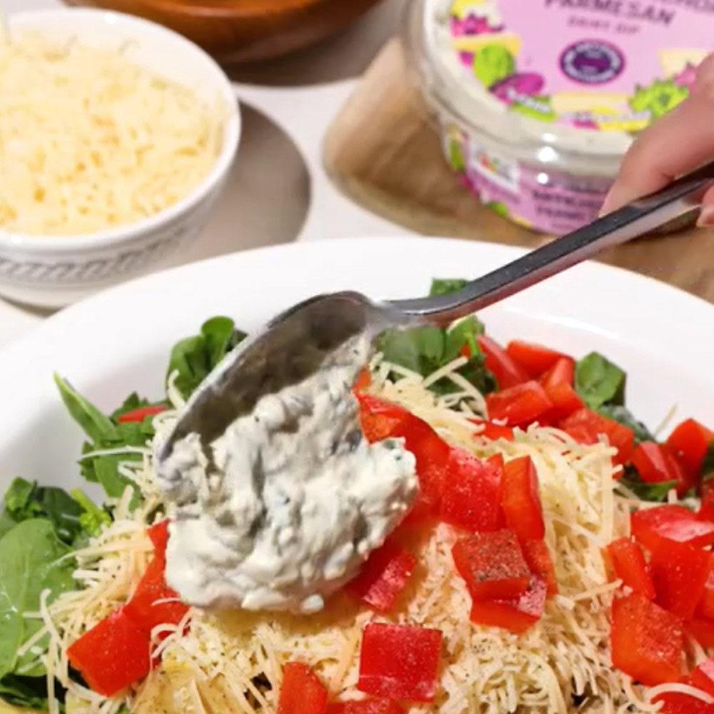 Spinach and Artichoke Penne Pasta Salad