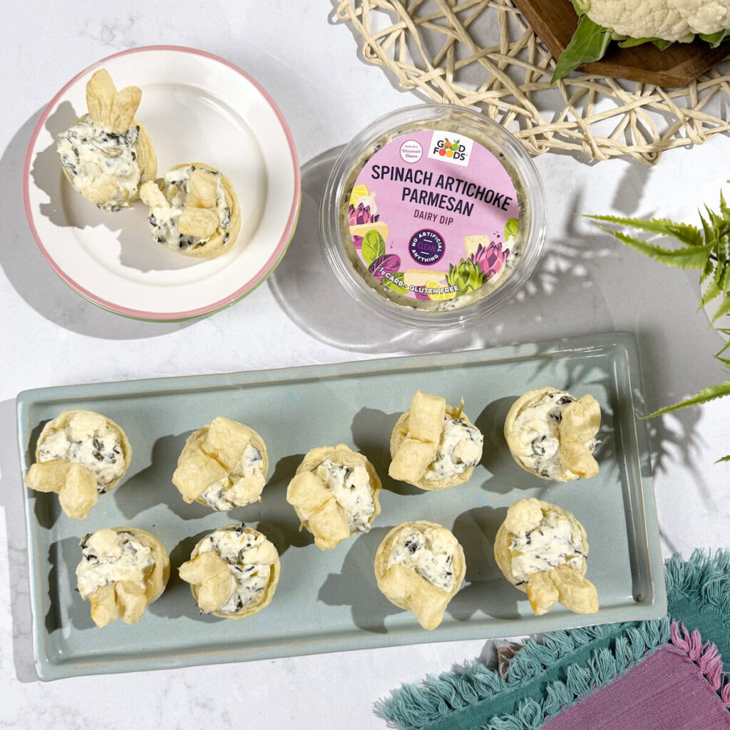 Spinach-and-Artichoke Bunny Bites