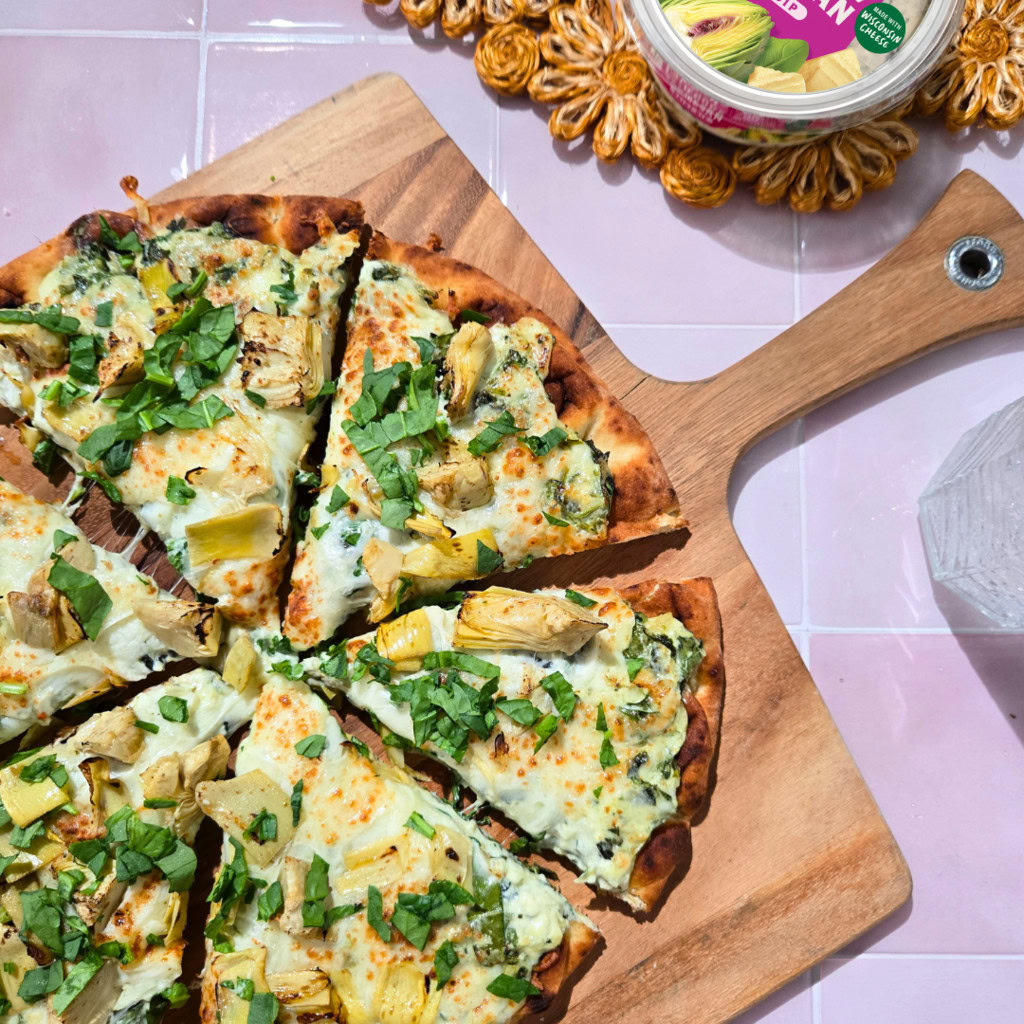 Spinach Artichoke Pizza