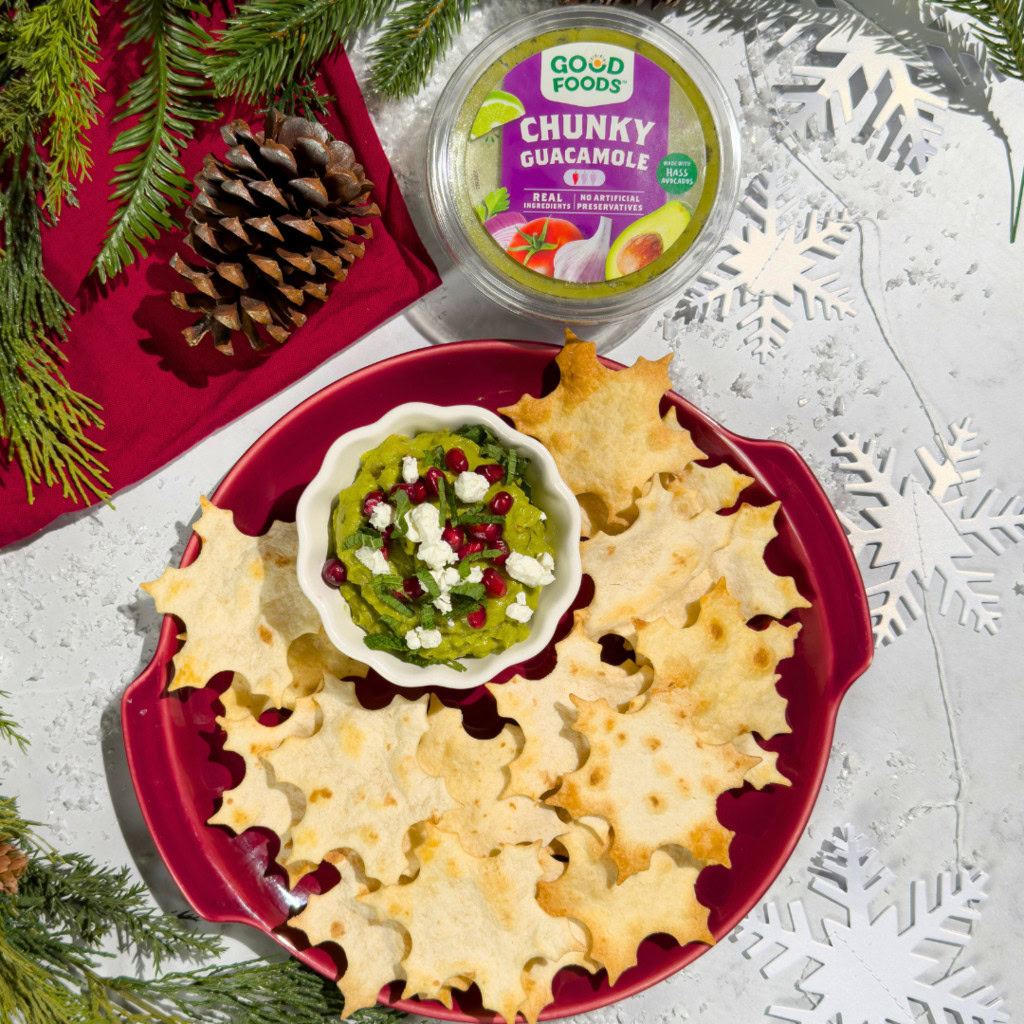 Snowflake Chips - Easy Holiday Appetizer