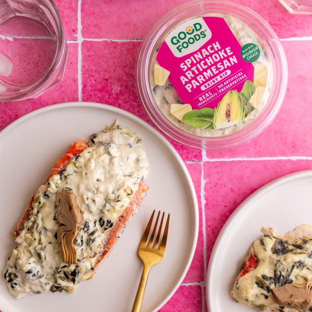 Spinach Artichoke Parmesan Dip Bake