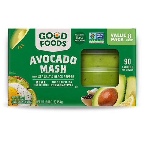 Good Foods Avocado Mash 8pk