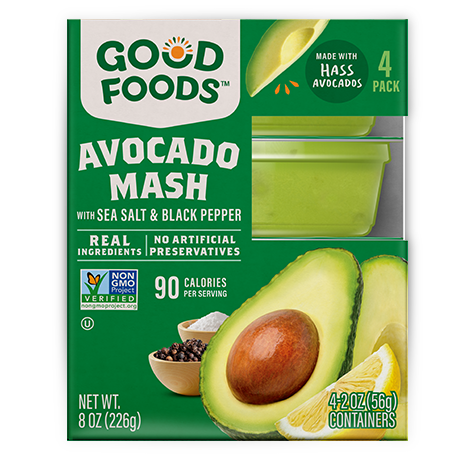 Good Foods Avocado Mash 4pk