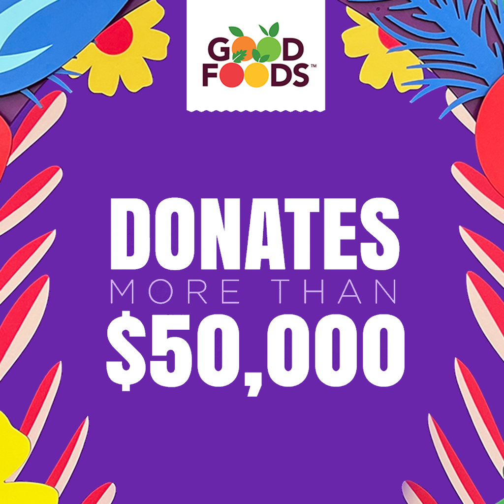Good Foods Concludes Dip Into Summer Tour With 50K Donation to Local Food Banks