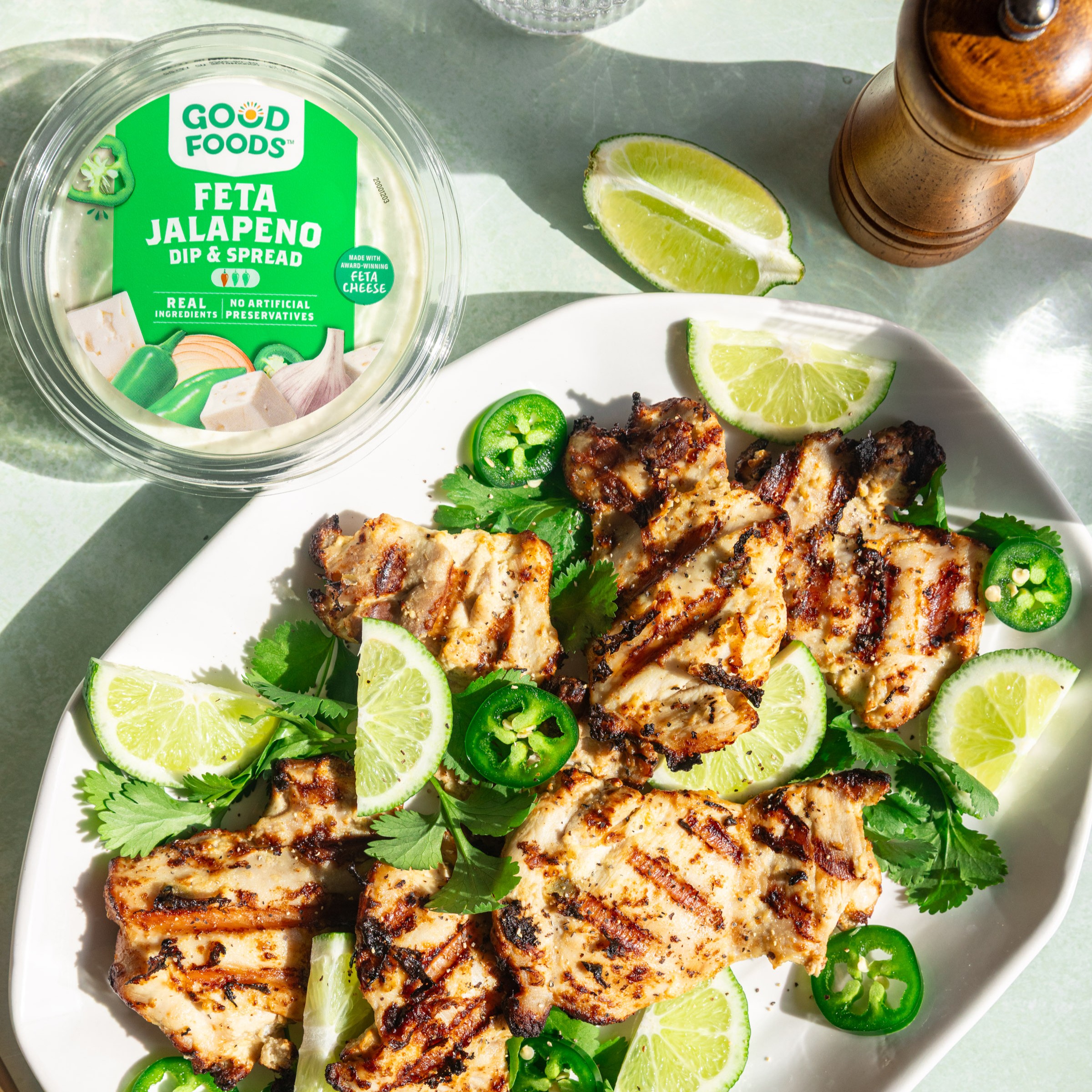 Feta Jalapeño Grilled Chicken