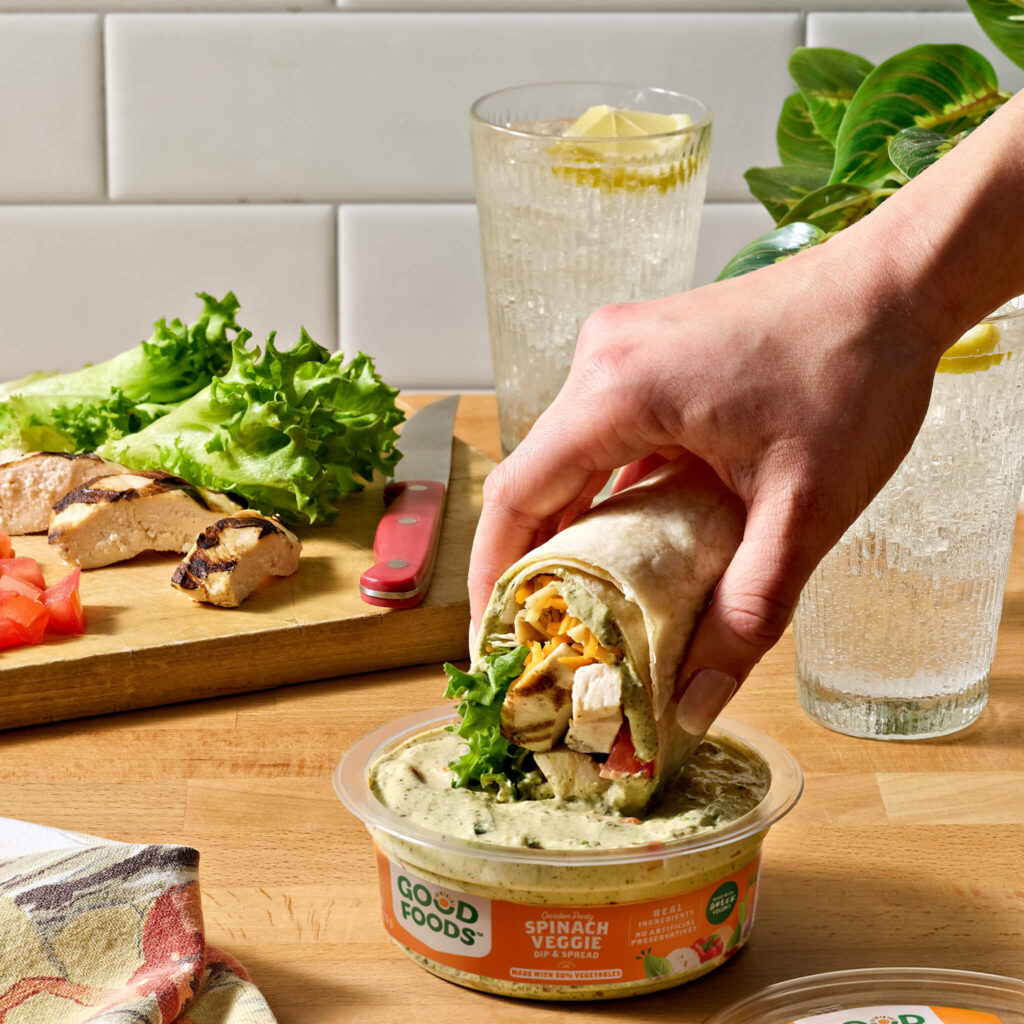 Garden Party Grilled Chicken Wrap - Good Foods