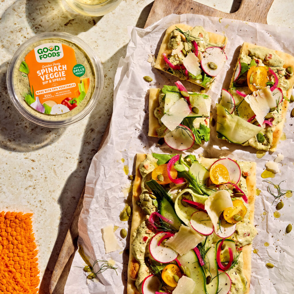 Garden Party Veggie Flatbread - Good Foods