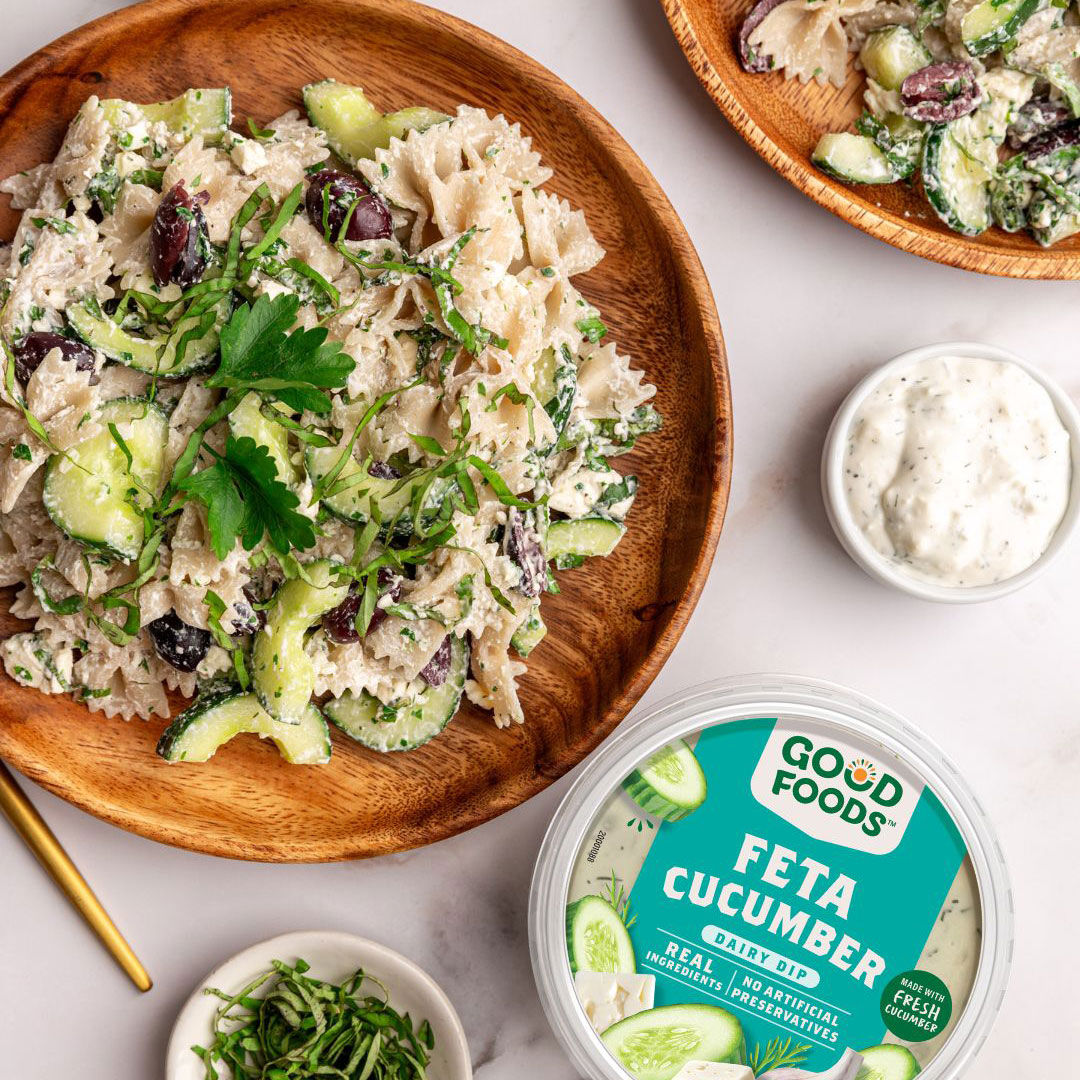 Feta Cucumber Pasta Salad Recipe - Good Foods
